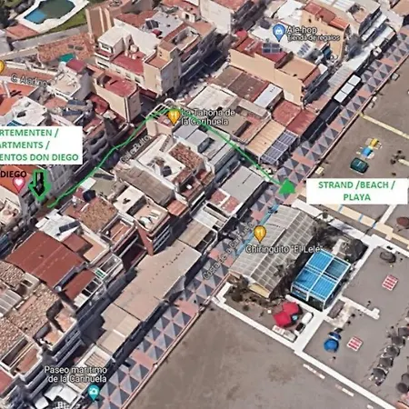 Precioso Estudio Junto Al Mar, Don Diego En La Carihuela * Torremolinos
